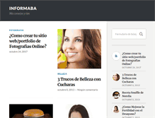 Tablet Screenshot of informaba.com